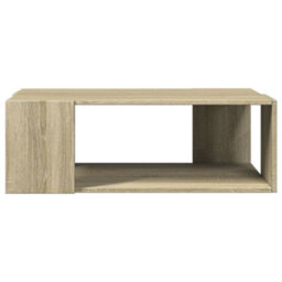 Berkfield Coffee Table Sonoma Oak 89.5X48X30 Cm Engineered Wood - thumbnail 4