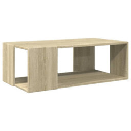 Berkfield Coffee Table Sonoma Oak 89.5X48X30 Cm Engineered Wood - thumbnail 2