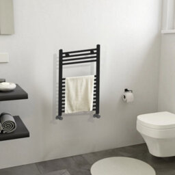 ARKO BATHROOM Arko Towel Radiator, Heated Towel Rails,wall Mounted Ladder Radiators 500X800mm ,black - thumbnail 5