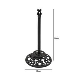 Woodside Cast Iron Free Standing Bathroom Toilet Paper/loo Roll Holder Stand - thumbnail 5
