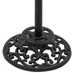Woodside Cast Iron Free Standing Bathroom Toilet Paper/loo Roll Holder Stand - thumbnail 4