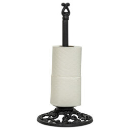 Woodside Cast Iron Free Standing Bathroom Toilet Paper/loo Roll Holder Stand - thumbnail 1
