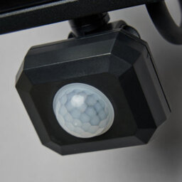 Litecraft Fergus Black Outdoor 10 Watt Led Flood Light With Pir Sensor - thumbnail 6
