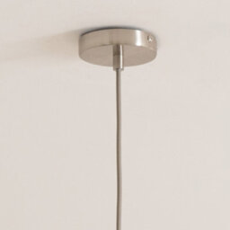 Valuelights Corinne Twill Spiral Green Glass Brushed Chrome Capped Ceiling Pendant Light - thumbnail 4