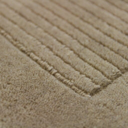 Beige Handmade Modern Plain Wool Easy To Clean Handmade Rug For Bedroom Dining Room Living Room -68 X 240Cm (Runner) - thumbnail 2