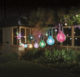 My Smart Buy Decor Festoon String Lights Multi Coloured Or Warm White Set Of 10 Or 20 Indoor & Outdoor - thumbnail 1