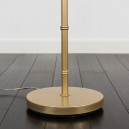 Valuelights Modern Gold Hanging Monkey Design Floor Lamp With White Tapered Shade - Includes 6W Led Bulb 3000K Warm White - thumbnail 5