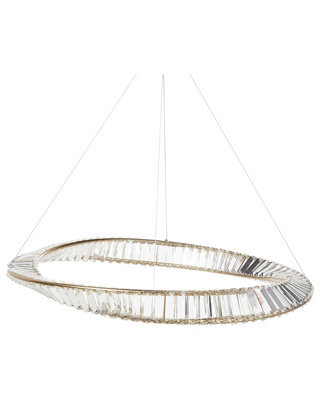 Wyld And Coco Glitzlux Gold Iron Chandelier Pendant Lamp With Adjustable Cord And Led 79Cm. - image 1