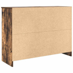 Berkfield Sideboard With Drawer Smoked Oak 101X35X76 Cm Engineered Wood - thumbnail 8
