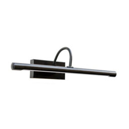 Valuelights Alana Matte Black Ip44 Bathroom Living Room Integrated Led Picture Wall Light