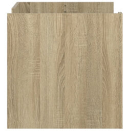 Berkfield Coffee Table Sonoma Oak 80X50X50 Cm Engineered Wood - thumbnail 5