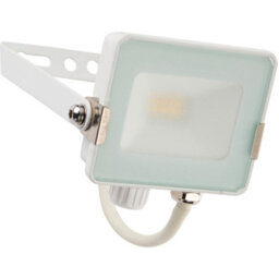 2 Pack Outdoor Waterproof Led Floodlight - 10W Cool White Led - Matt White - thumbnail 4
