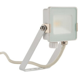 2 Pack Outdoor Waterproof Led Floodlight - 10W Cool White Led - Matt White - thumbnail 5