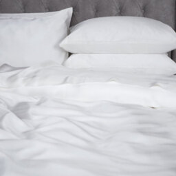 Belledorm 100% Mulberry Silk Duvet Cover Ivory (Single) - thumbnail 2