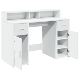 Walplus Desk With Led Lights White 120X55X91 Cm Engineered Wood - thumbnail 9
