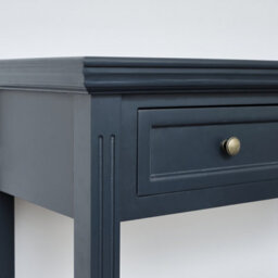 Melody Maison Large Dressing Table, Mirror & Stool Set - Daventry Navy Black Range - thumbnail 3