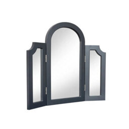 Melody Maison Large Dressing Table, Mirror & Stool Set - Daventry Navy Black Range - thumbnail 9