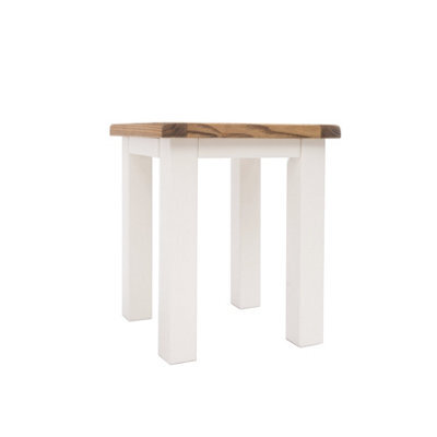 Cabinet Bits Lovere Stool - Side Table Off White H47 W40 D40Cm - image 1
