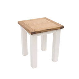 Cabinet Bits Lovere Stool - Side Table Off White H47 W40 D40Cm - thumbnail 3