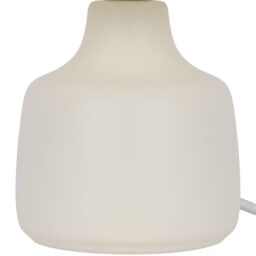 Conical Matt White Ceramic Led Table Lamp - thumbnail 5