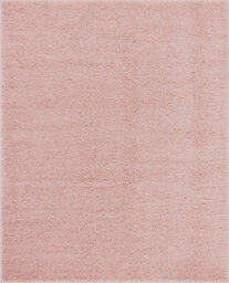 Livabliss Moda Shaggy-Solid Color Pink Plush Soft Pile Living Bedroom Rug 200 X 275 Cm Easy Care, Non Shedding
