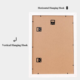 A2 White Picture Frame Photo Frame Perspex Sheet For Wall Or Table, Landscape Portrait Orientation 42 X 59.4 Cm (16.5 X 23.4 Inch) - thumbnail 6