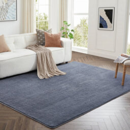Bedlooms Grey Pashmina Rug 160X230Cm, Soft Thick Piles, Hypoallergenic Modern Area Rugs And Bedroom Rug - thumbnail 1