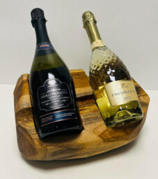 My Square Mile Wine Rack, Champagne Bottle Holder For Counter Top, Kitchen, Bar, Cellar, Holds Two Wine Bottles (Double Wine Holder) - thumbnail 1