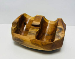 My Square Mile Wine Rack, Champagne Bottle Holder For Counter Top, Kitchen, Bar, Cellar, Holds Two Wine Bottles (Double Wine Holder) - thumbnail 4