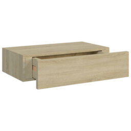 Berkfield Wall-Mounted Drawer Shelf Oak 40X23.5X10Cm Mdf - thumbnail 6