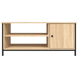 Berkfield Durable Tv Cabinet Sonoma Oak 100X40X45 Cm Engineered Wood - thumbnail 5