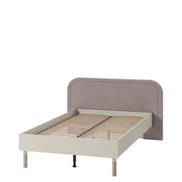 Arte Harmony Hr-09 Bed Frame In Cashmere & Truffle - Eu Small Double 1200mm X 2000mm - Sophisticated Comfort Foundation - thumbnail 1