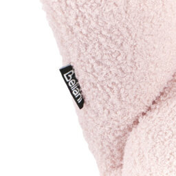 Beliani Kids Armchair Halby Boucle Pastel Pink - thumbnail 8