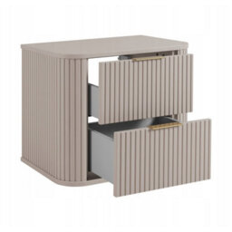 Heze Furniture Elegance Glamour Style 2 Drawer Bathroom Vanity Cabinet 60Cm - Cashmere - thumbnail 5