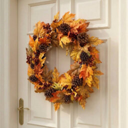 Garden Greatness Harvest Autumn Cone Berry Wreath - thumbnail 2