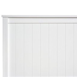 Beliani Ottoman Bed Pine Wood Lambres 160 X 200 Cm (Eu King Size) White - thumbnail 8