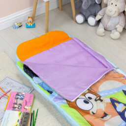 Character World Bluey Readybed Inflatable Kids Air Bed & Sleeping Bag In One - Camping Sleepover - thumbnail 3