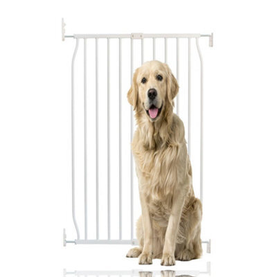 Bettacare Extra Tall Eco Screw Fit Pet Gate, White, 70Cm - 80Cm, Extra Tall Gate 100Cm In Height,screw Fitted Dog Gate - image 1