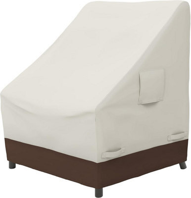 Protective Cover For High-Back Garden Chair, Beige Light Brown, 1-Pack 71 X 88.9 Cm - image 1