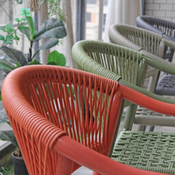 UK Leisure World Rattan Corner Raising Table Dining Coffee Wicker Garden Outdoor Furniture Grey - thumbnail 7