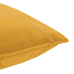 GoodHome Valgreta Yellow Square Velvet Effect Indoor Cushion, (L)43Cm X (W)43Cm - thumbnail 3