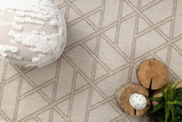 RugsX Carpet Jersey 19241 Beige - Rhombuses, Geometric Structural, Loop Boho  240X330 Cm - thumbnail 5