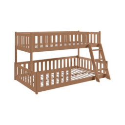 Arte Nicea Cinnamon Wooden Bunk Bed 90/120 X 200Cm - Foam Bonnell Mattresses - thumbnail 2