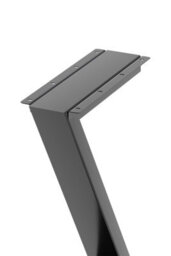 Garden Sanctuary Z Shape Black Iron Table Legs With Anti Slip Pads H40Cm 2Pcs/pack - thumbnail 5