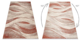 RugsX Carpet Fusion 1617 Cream Terracotta - Waves, Modern, Abstract 280X370 Cm - thumbnail 3