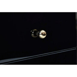 Birlea Fenwick 2 Drawer Bedside Black & Gold - thumbnail 7