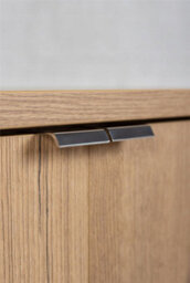 Impact Furniture Bathroom Vanity Unit Drawers Cabinet Wall Hung 600mm Oak Storage Sink Unit Nova - thumbnail 8