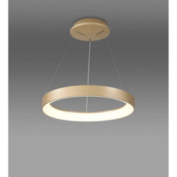 Luminosa Lighting Luminosa Niseko Ring Pendant 45Cm 30W Led, 3000K-6000K Tuneable, 2100Lm, Remote Control, Gold, 3Yrs Warranty - thumbnail 2