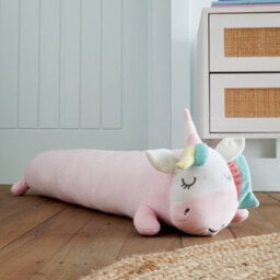 Catherine Lansfield Cuddle Friends Unicorn 90X15Cm Large 3D Cushion Pink - thumbnail 3