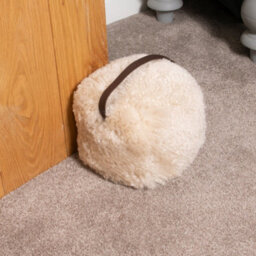 Native Natural New Zealand Sheepskin Doorstop - thumbnail 2